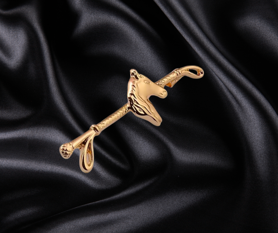 Horse Head tie and stock pin