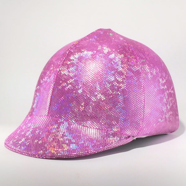 Pretty in Pink - Bling Lycra Helmet Cover