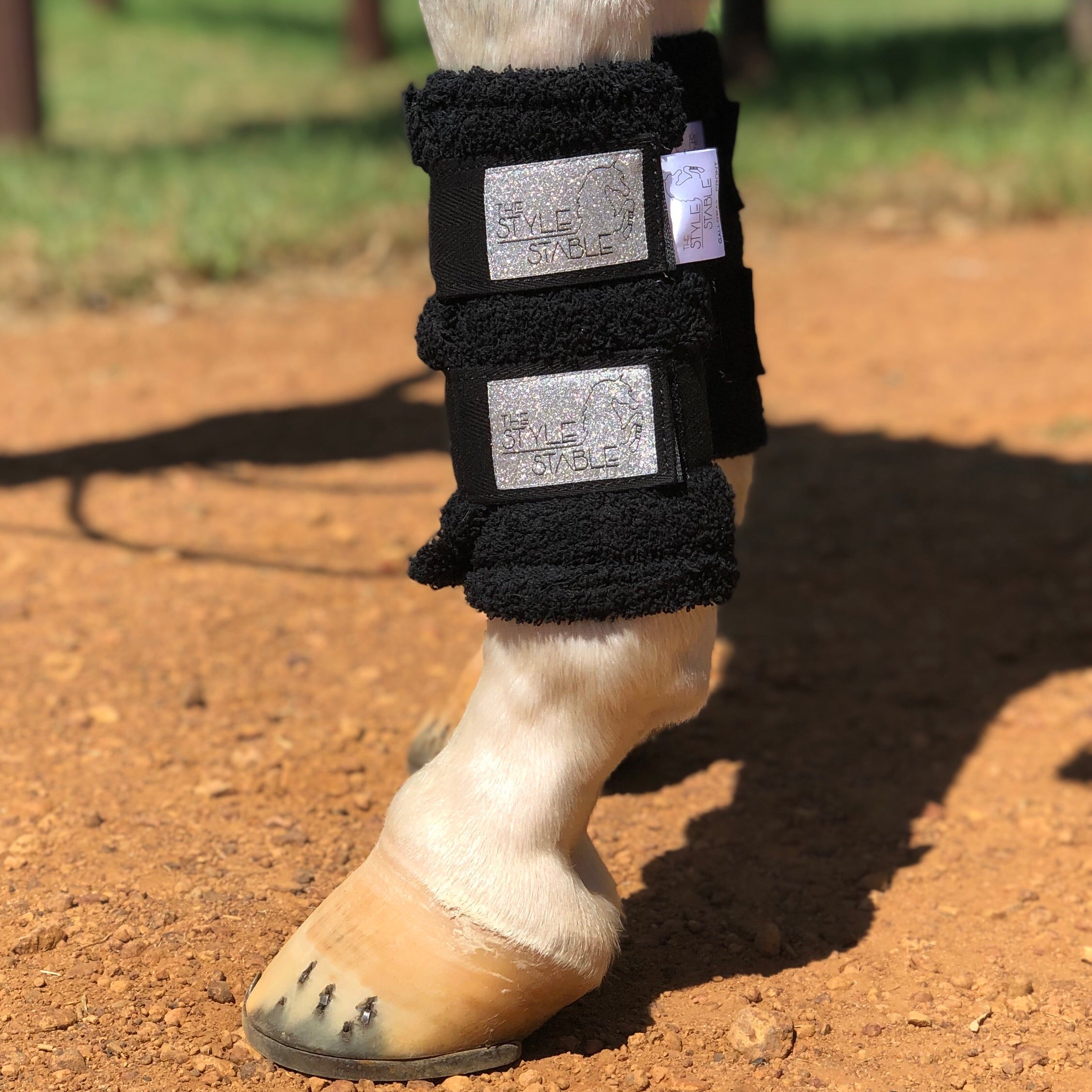 Platinum Towelling Boots - Black