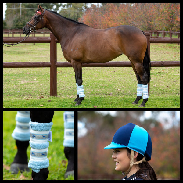 Deluxe Horse Boots - Blue Skies (set of 4)