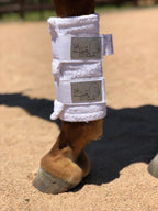 Platinum Towelling Boots - White