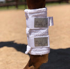 Platinum Towelling Boots - White