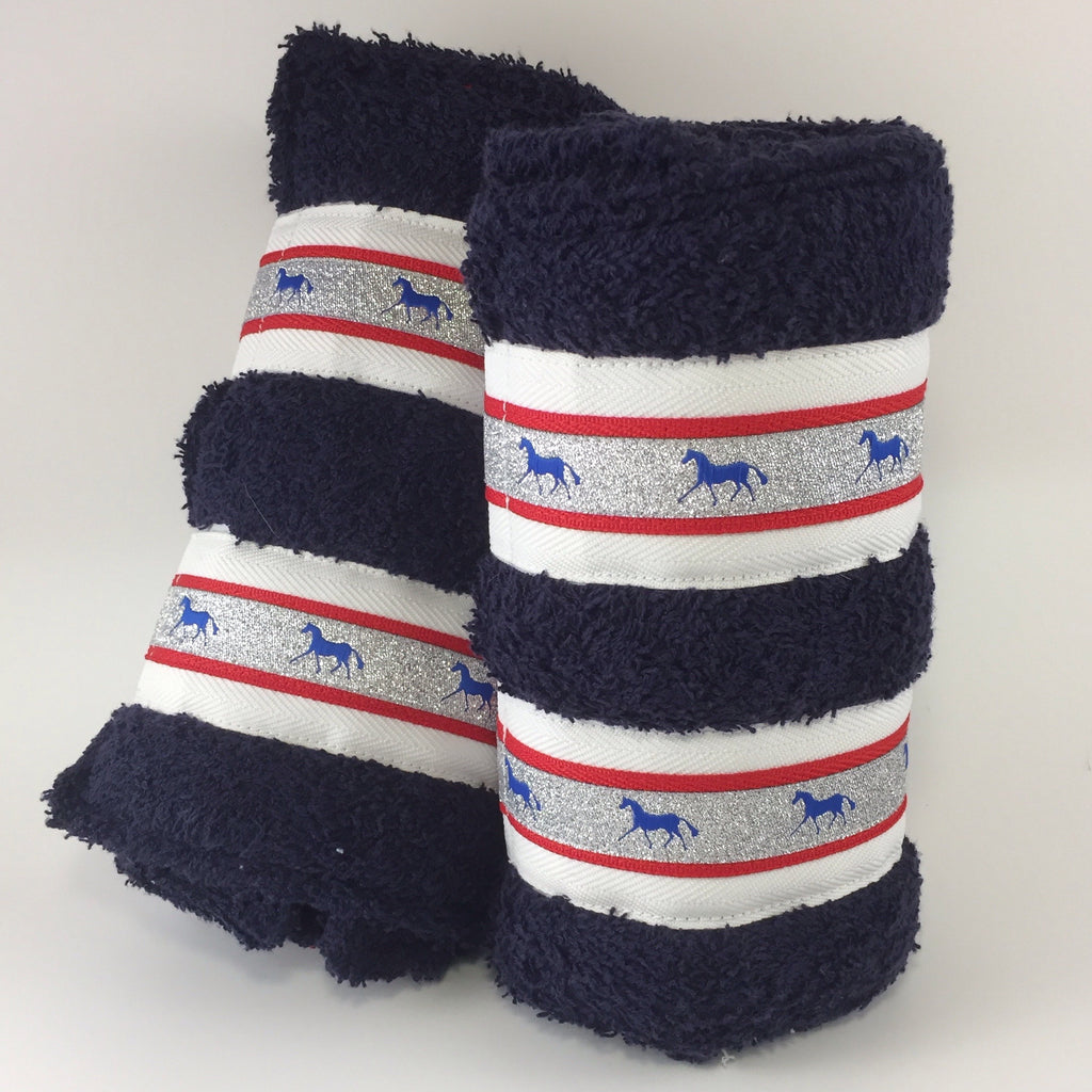 Deluxe Horse Boots - Navy Champion (set of 4)