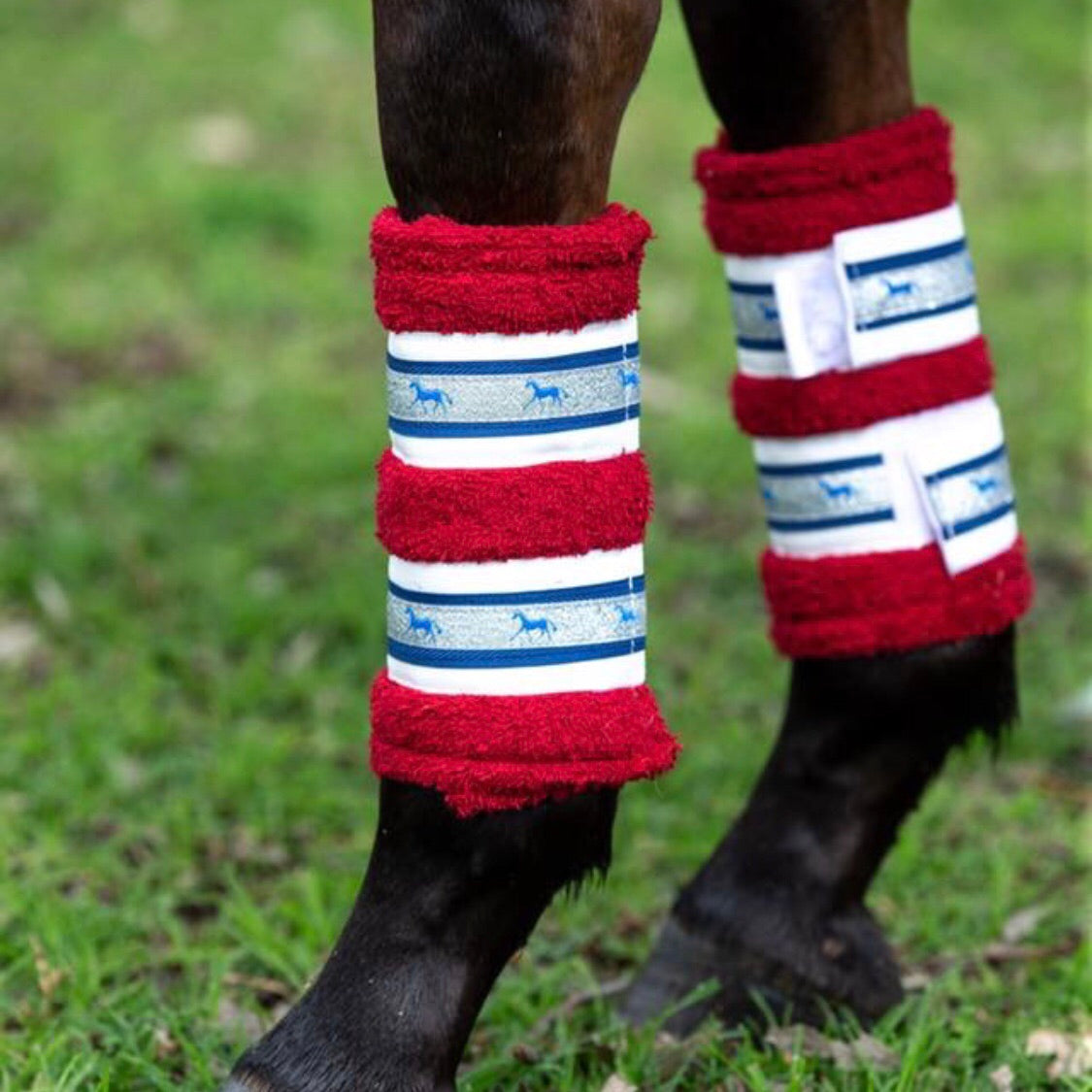 Deluxe Horse Boots - Red Champion (set of 4)