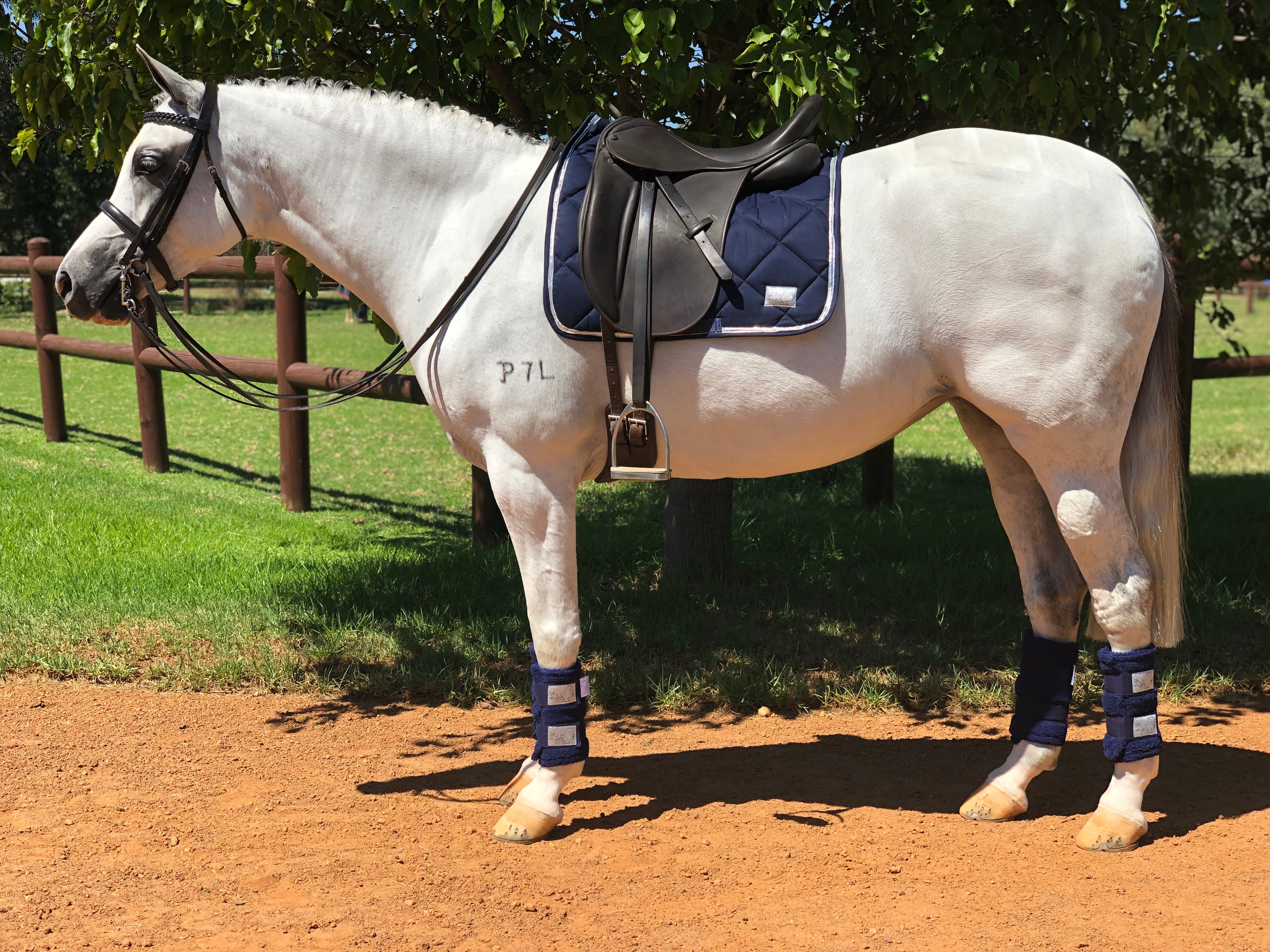 Platinum Towelling Boots - Navy