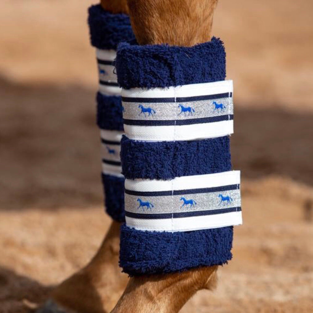 Deluxe Horse Boots - Classic Navy (set of 4)