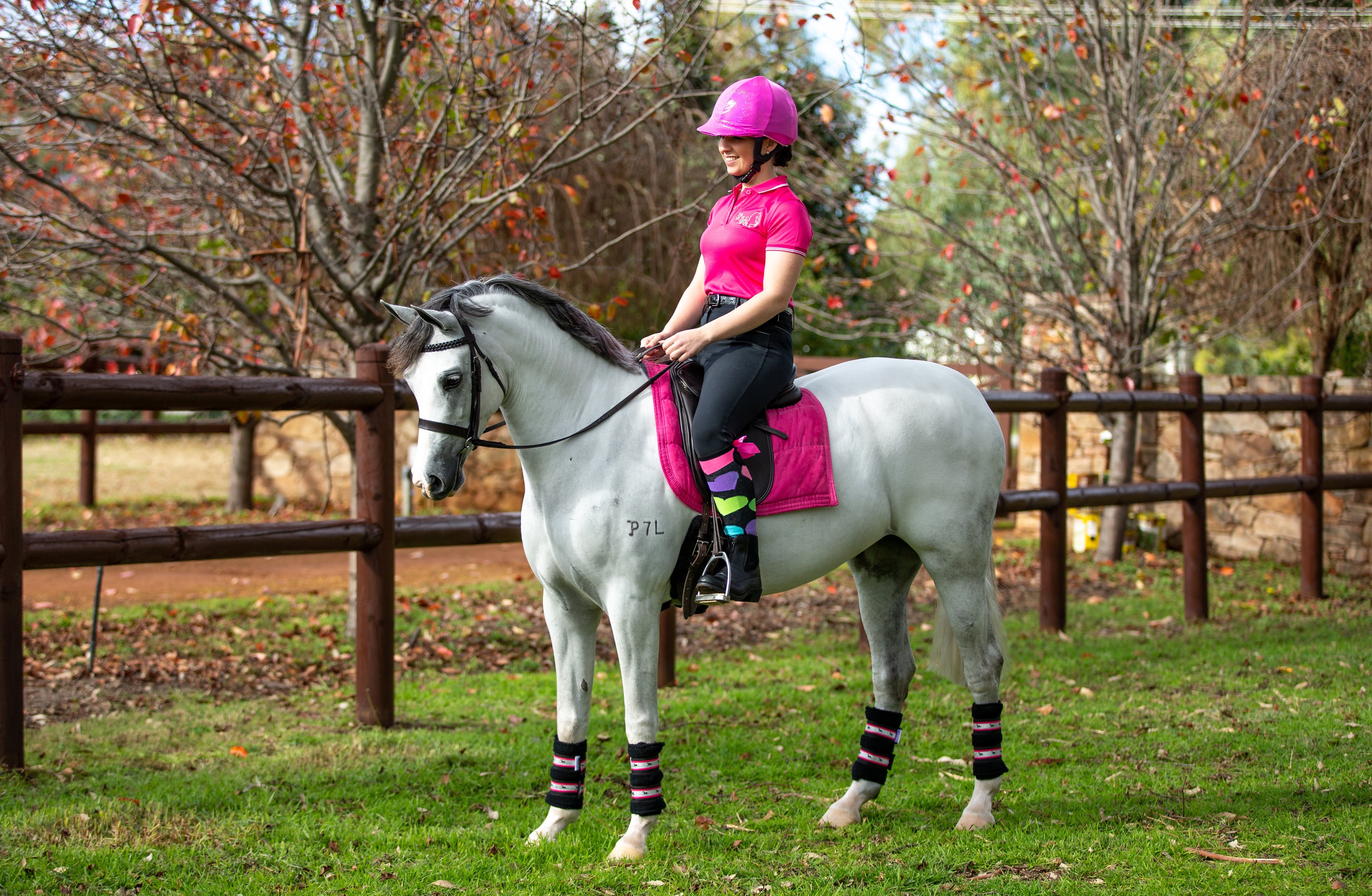 Deluxe Horse Boots - Pink Galaxy (set of 4)