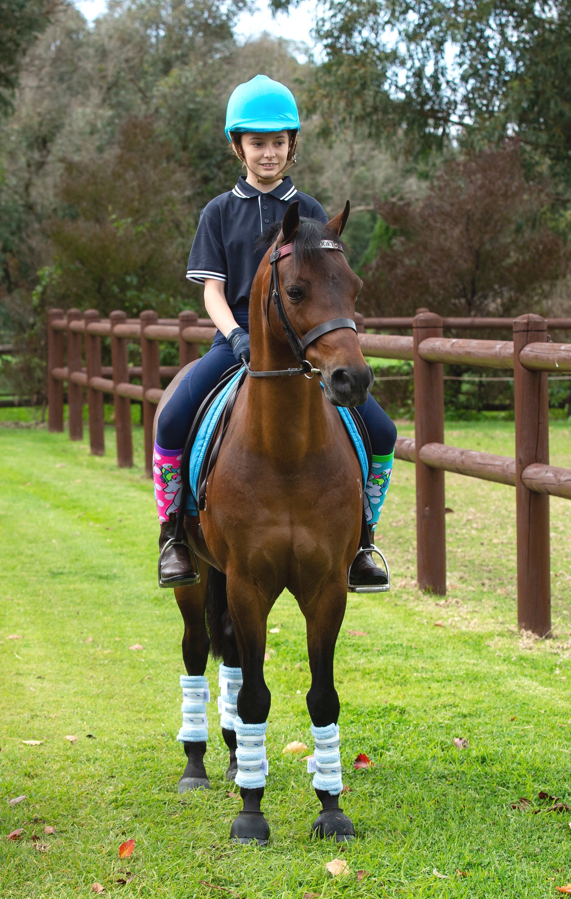 Deluxe Horse Boots - Blue Skies (set of 4)